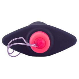 Темно-фиолетовая анальная пробка Remote Controlled Butt Plug - 14 см.