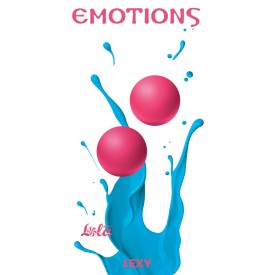 ярко-розовые вагинальные шарики без сцепки Emotions Lexy Large